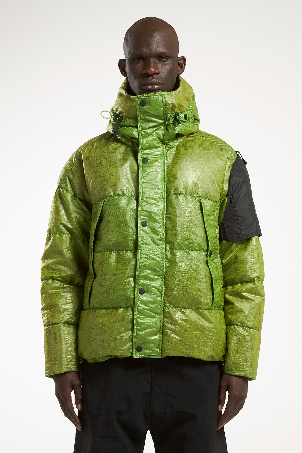 デイリー スタイル 公式 Eaphi leaf jacquard quilting jacket ladara.id